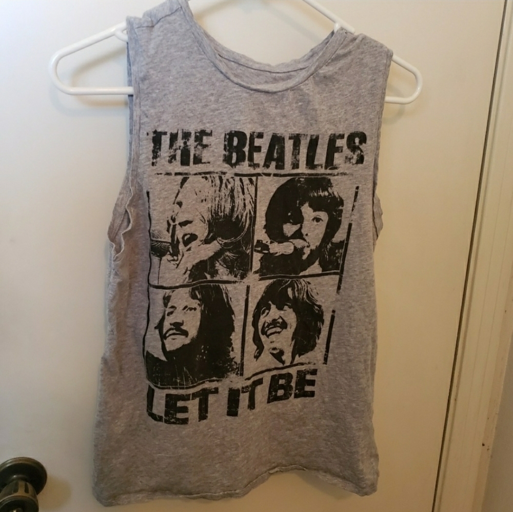 The Beatles Let It Be Open Back Muscle Tee